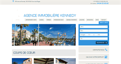 Desktop Screenshot of kennedy-immobilier.com