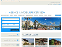 Tablet Screenshot of kennedy-immobilier.com